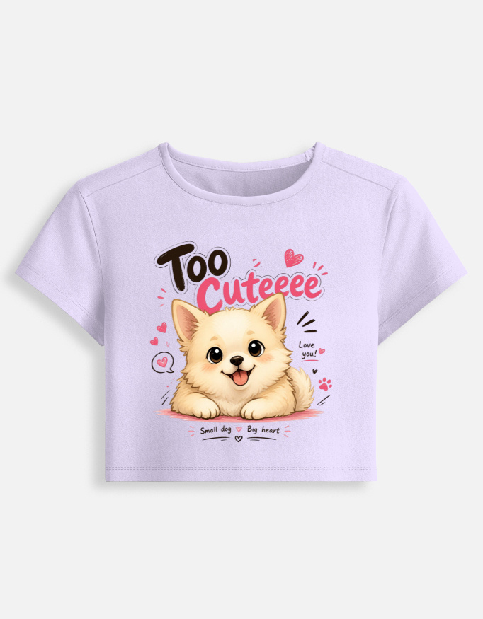 Too Cutee Women Baby Tee - Image 2