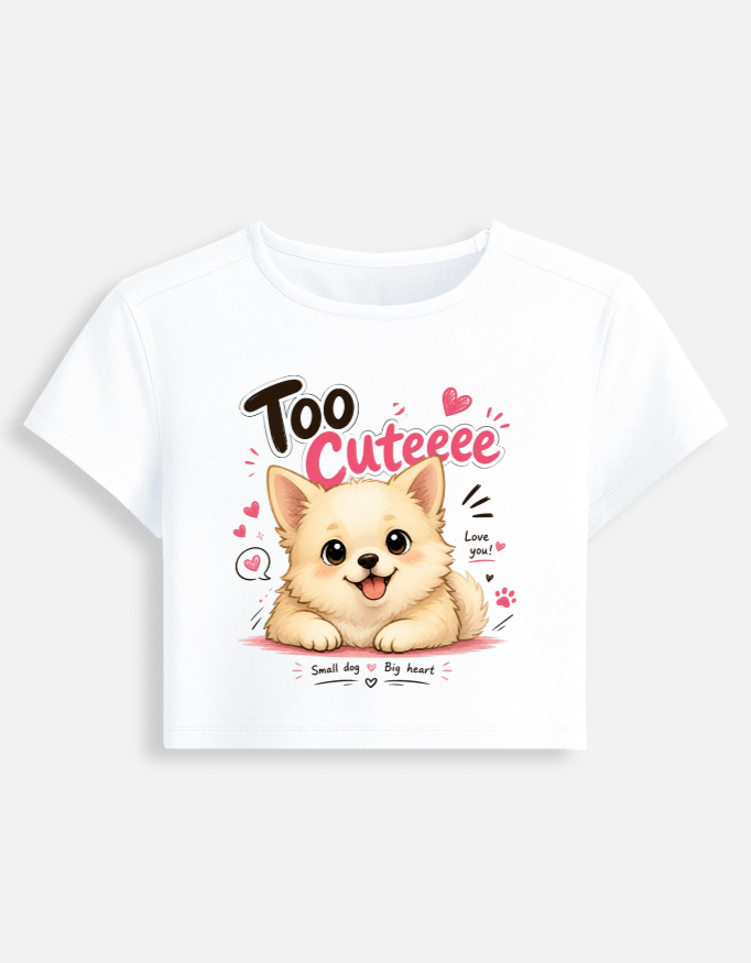 Too Cutee Women Baby Tee - Image 6
