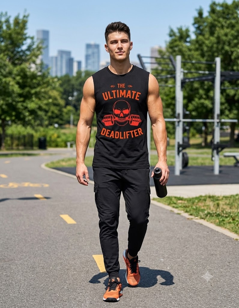 Ultimate Deadlifter Men’s Sleeveless T-Shirt